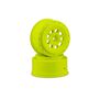 9-shot 12mm Hex 3mm Offset Wheels, Yellow (2)