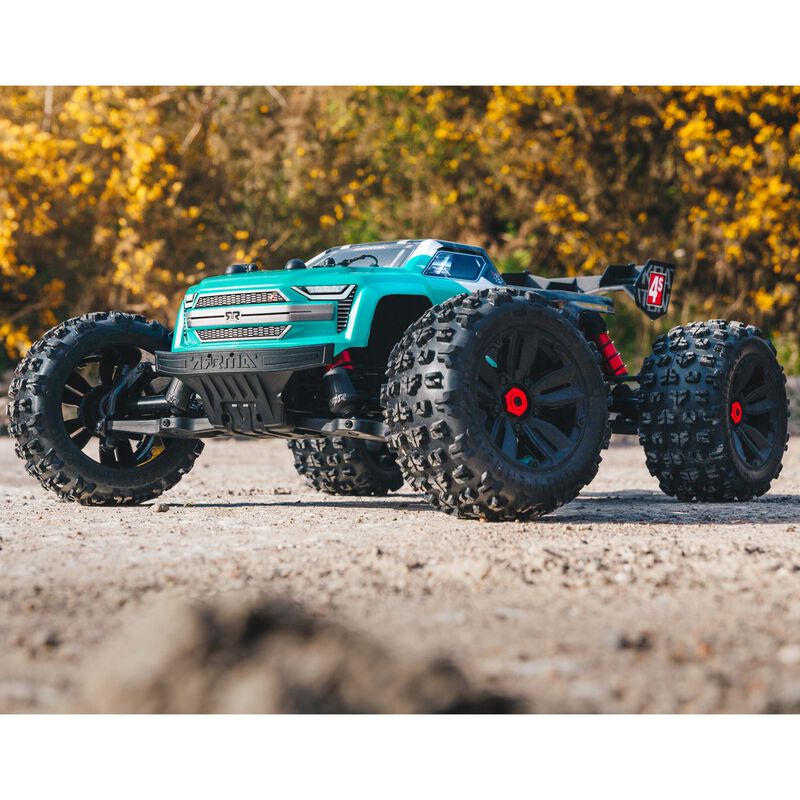 1/10 KRATON 4S 4X4 RTR Brushless Speed Truck, Teal/Black