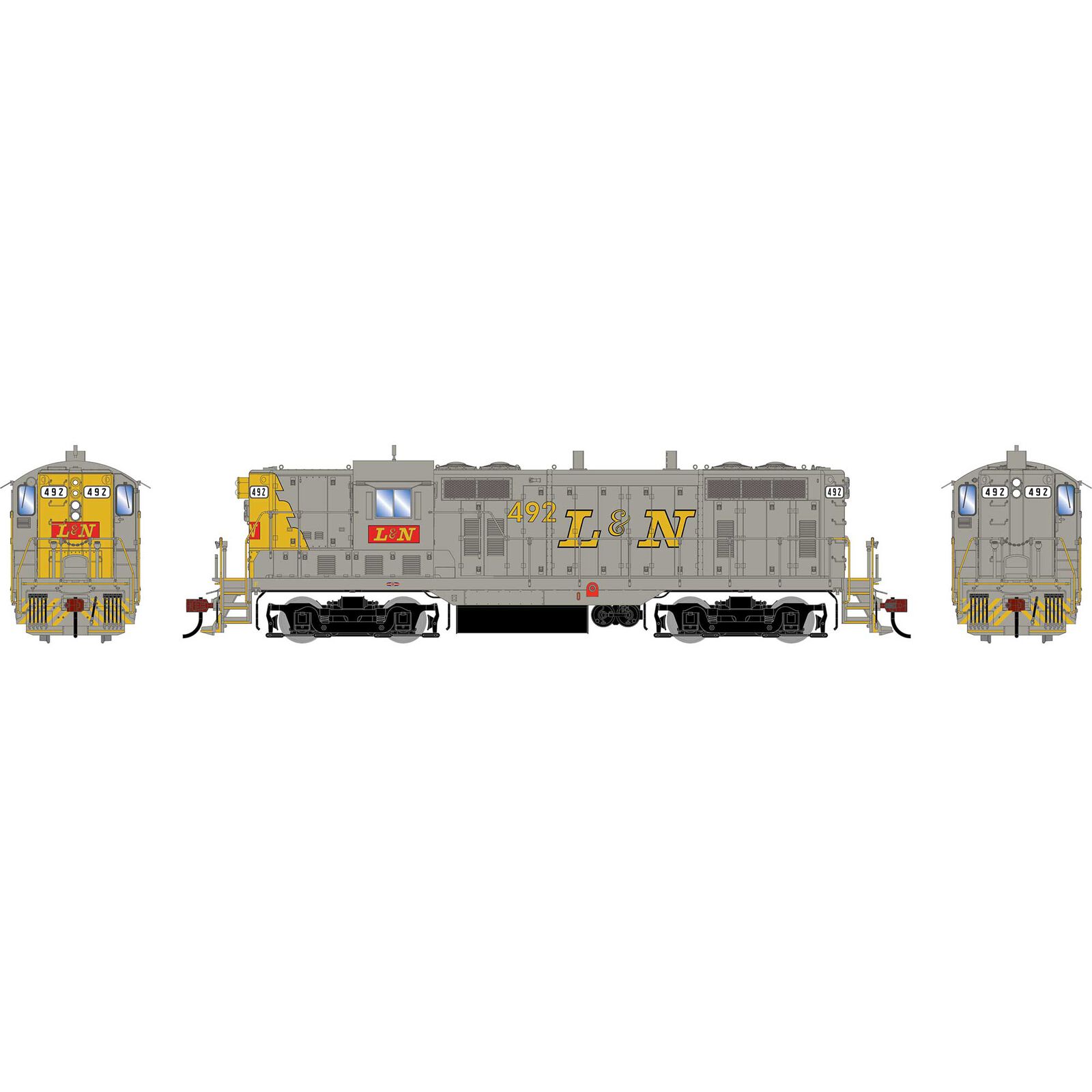 HO GEN GP7L Locomotive w/DCC & Sound, LN #492