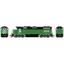 HO GEN GP38-2 Locomotive w/DCC & Sound, BN #2325