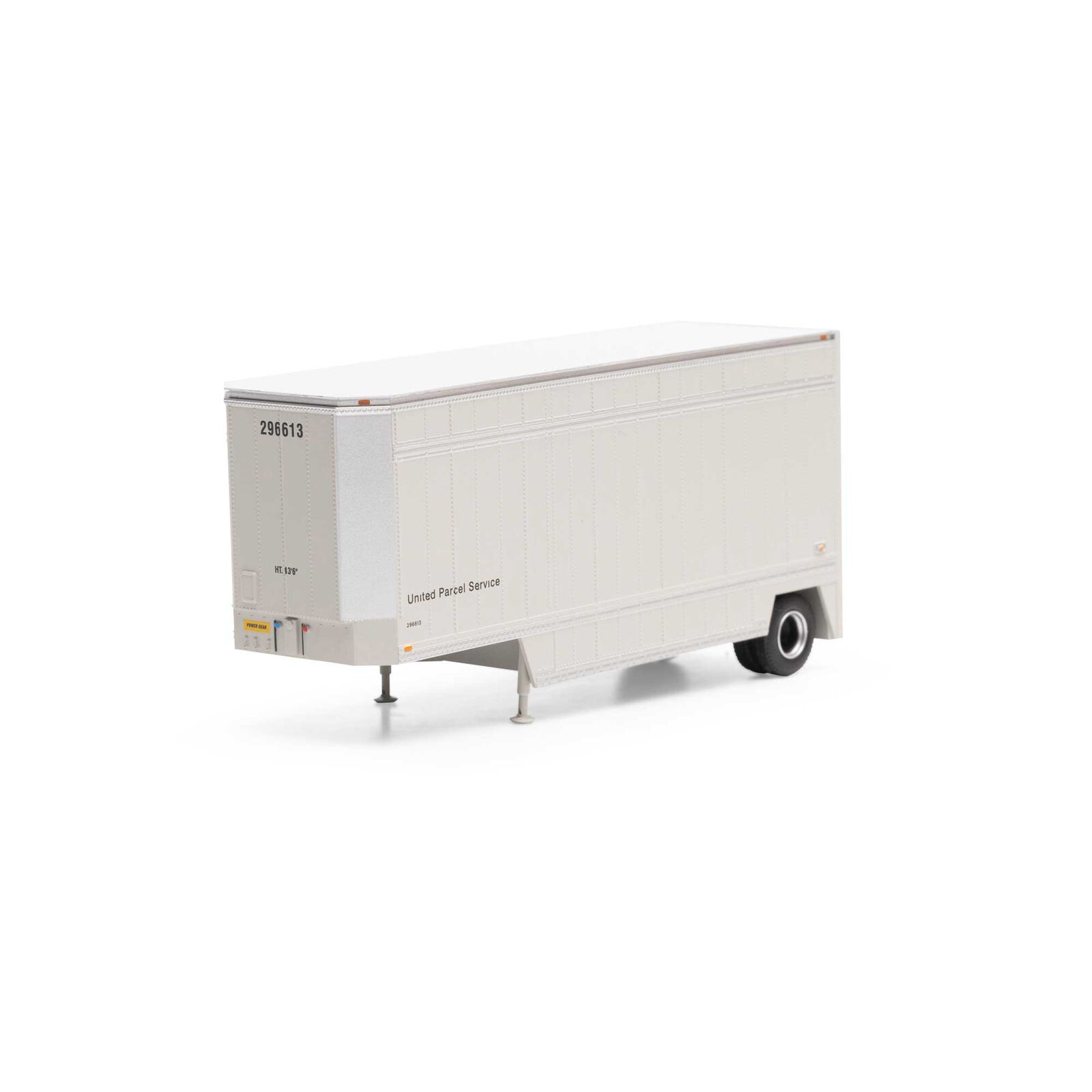 HO RTR 28' Drop Sill Trailer UPS No Shield #296613