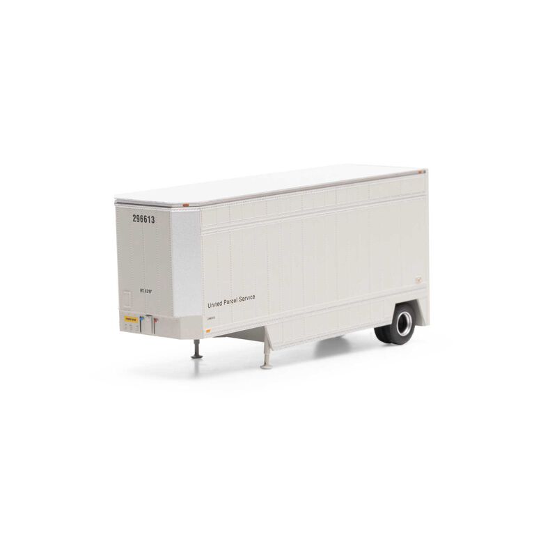 HO RTR 28' Drop Sill Trailer UPS No Shield #296613