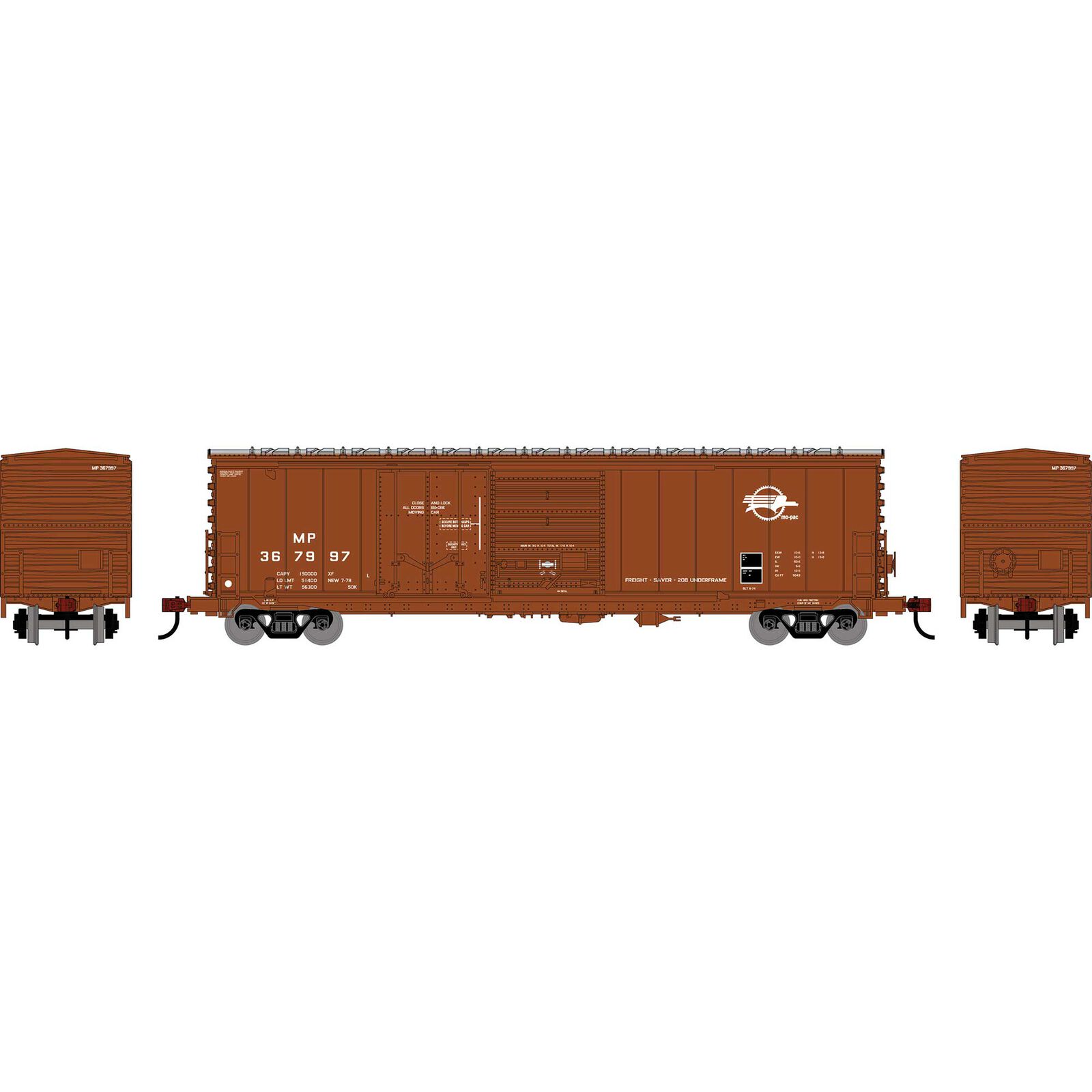 HO ATH 50' ACF Combination Door Box Car, MP #367997