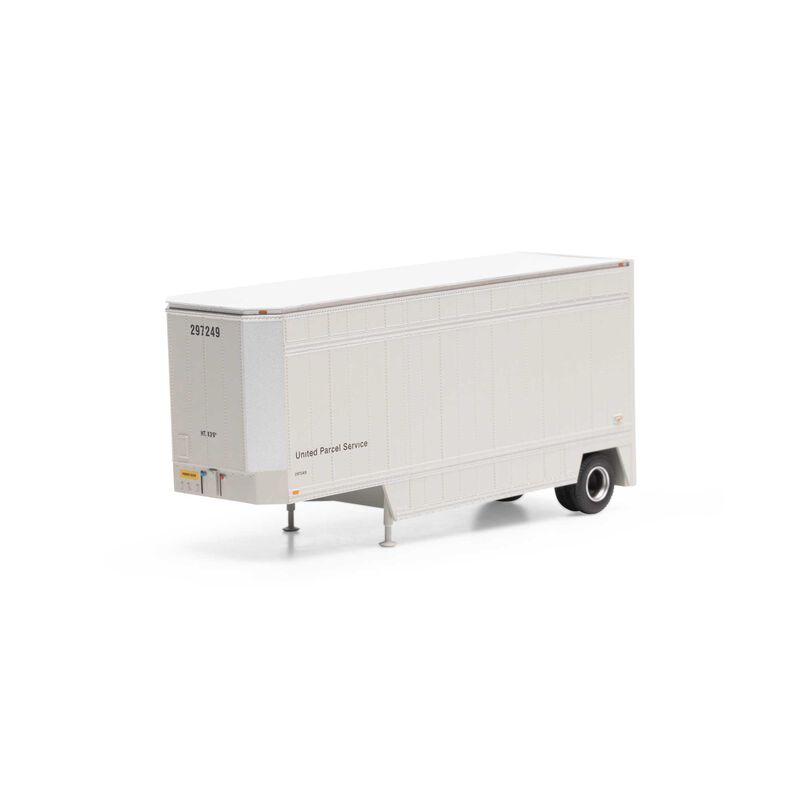 HO RTR 28' Drop Sill Trailer UPS No Shield #297249