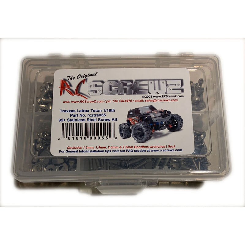 Stainless Steel Screw Set: Traxxas LaTrax Teton 1/18