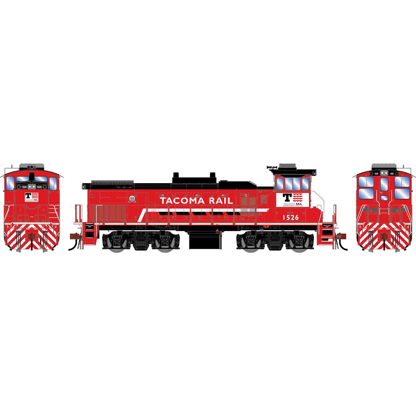 HO GEN MP15AC Locomotive, TMBL #1526