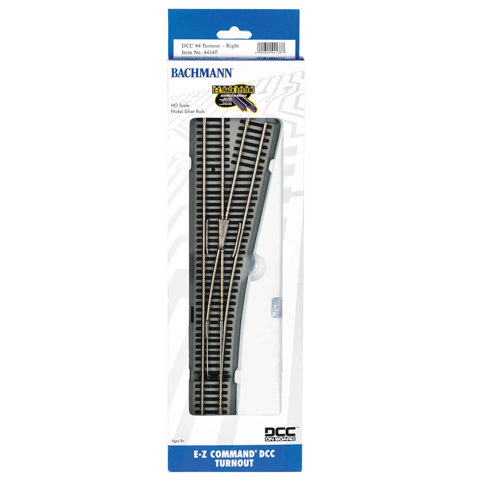 HO NS EZ Command #4 Right-Hand Turnout with DCC