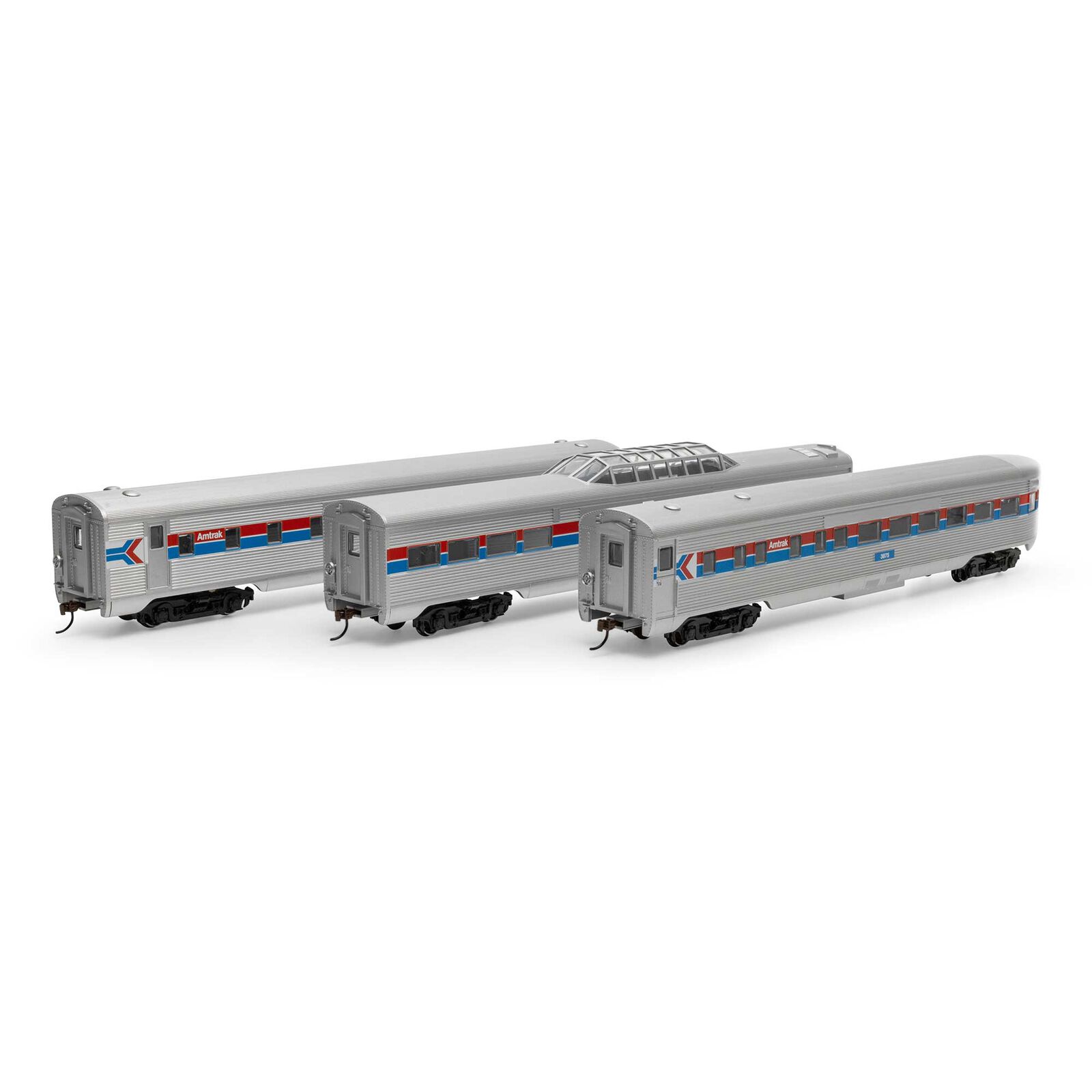 HO Streamline Passenger Cars, AMTK (3)