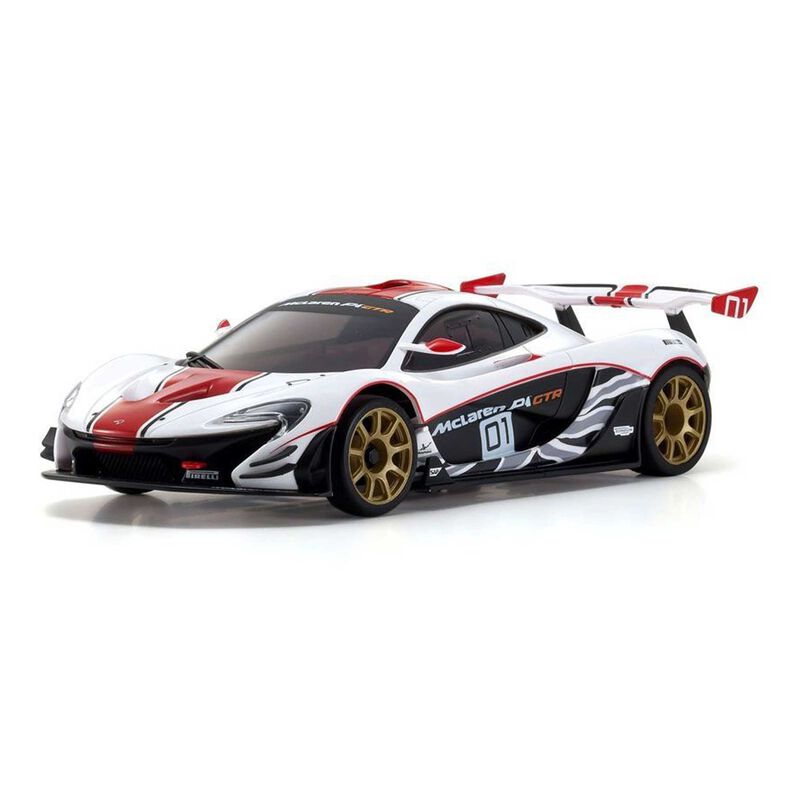 1/28 Mini-Z McLaren P1 GTR RWD On-Road Touring Car RTR, White/Red