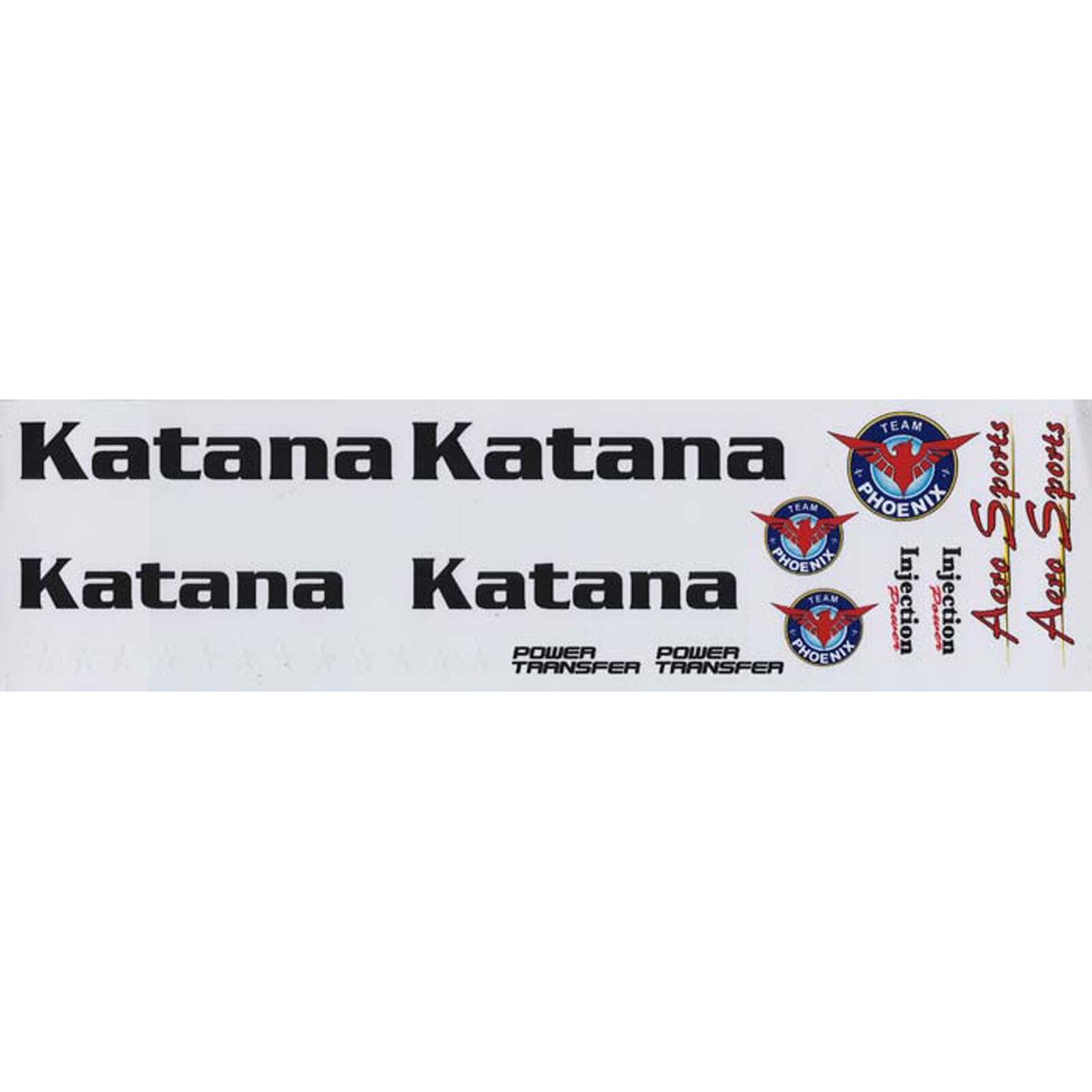 Decal Sheet Katana .61 ARF
