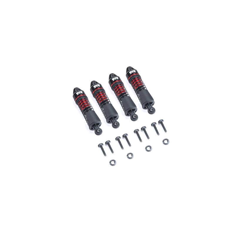 Aluminum Shock Set, 58mm Length, 300cSt Oil (4): GROM