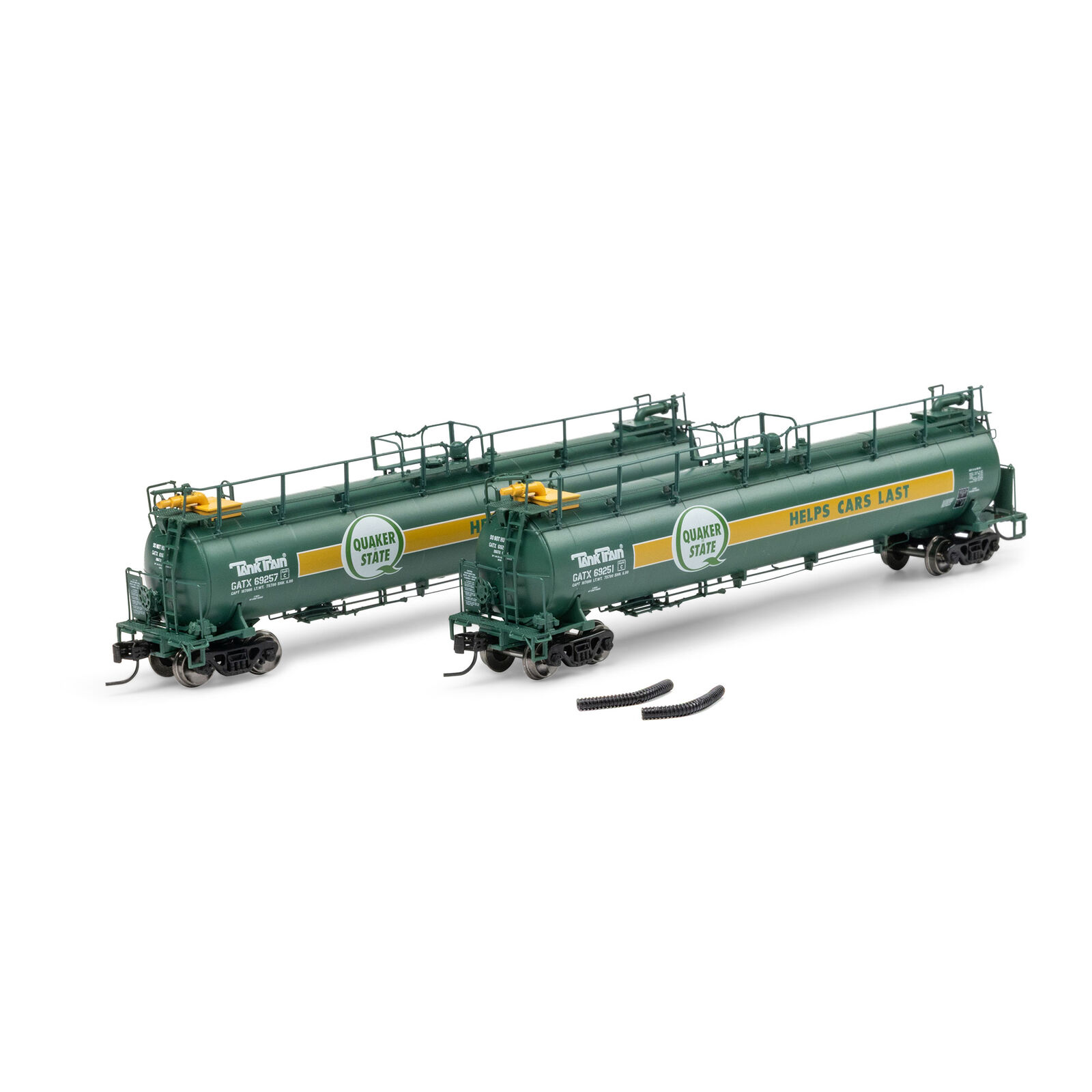 N TankTrain A/A, GATX Quaker State #69251/69257 (2)