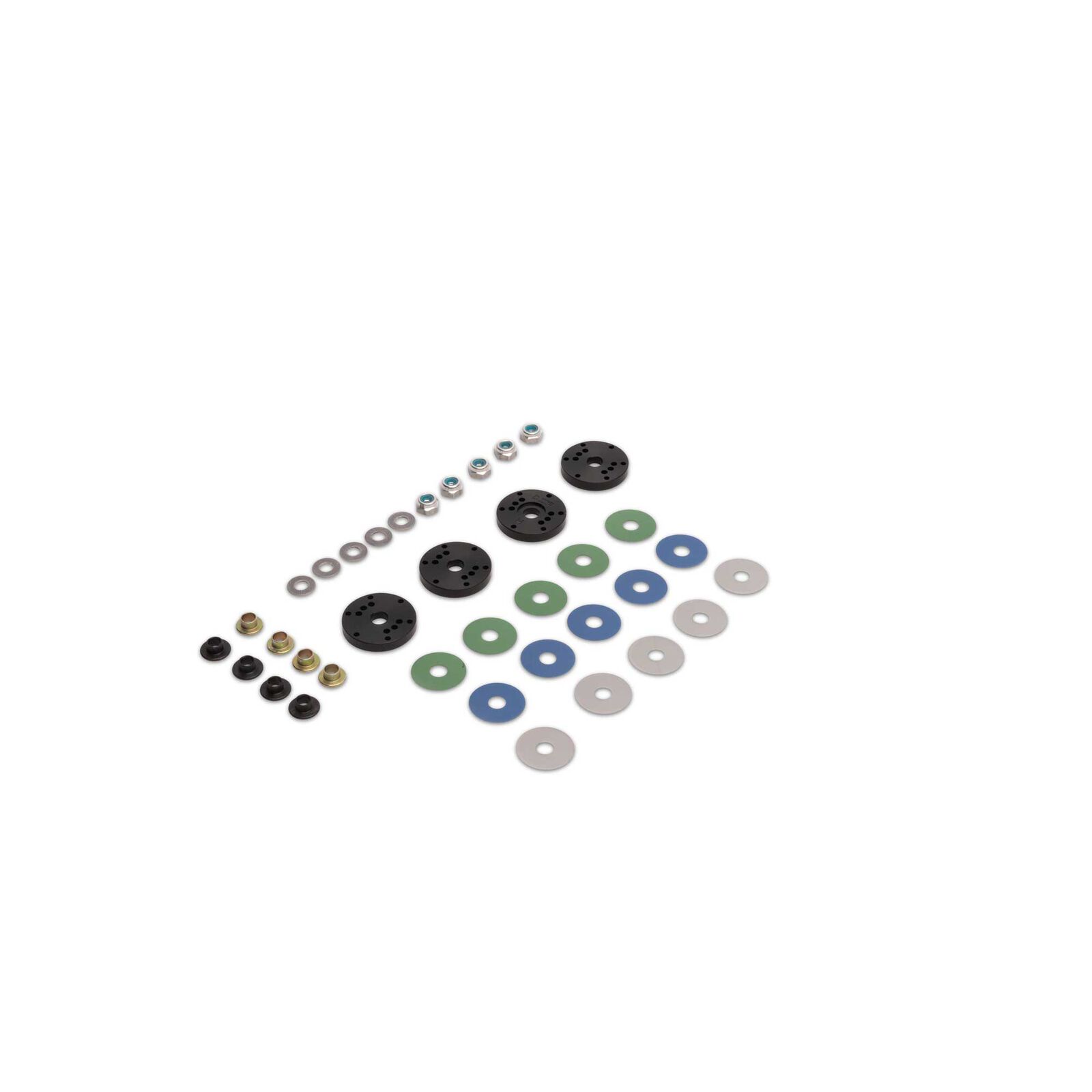 Bypass1 Hi-Flow Pistons, 6-Hole x 1.3mm, 1/8th Kit