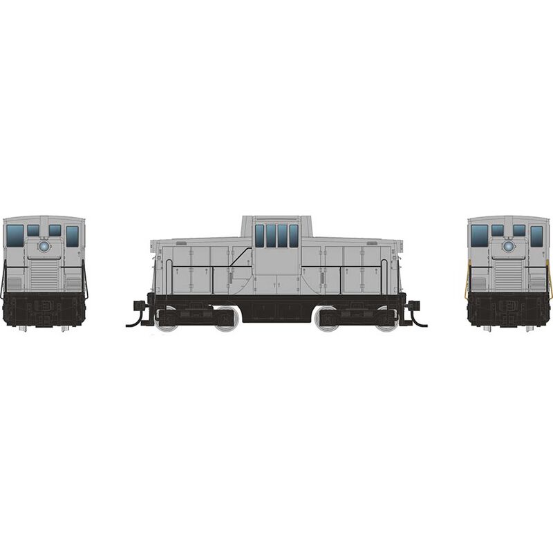 HO GE 44 Tonner Switcher Locomotive with DCC & Sound, Undecorated Phase IVa Body