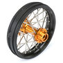 1/4 Pro-Spec Aluminum V2 Bead Rear Wheel Black/Gold (1): Promoto-MX