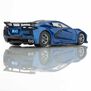HO Chevy Corvette C8 Mega G+ Slot Car, Metallic Riptide Blue