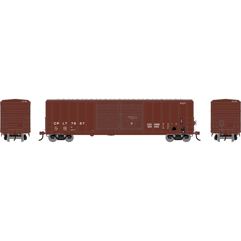 HO ATH 50' FMC 5077 Centered Double Door Box Car, CPLT #7867