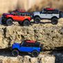 1/24 SCX24 2021 Ford Bronco 4X4 RTR Brushed Rock Crawler (Battery & Charger Included), Blue