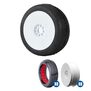 1/8 Gridiron II SLW Off-Road Tires Racer Bundle, White Wheels: Buggy