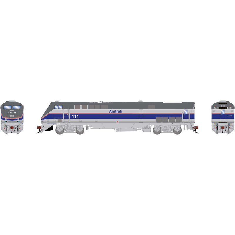 HO P42DC Locomotive with DCC & Sound, AMTK Phase IV 'NEC' #111