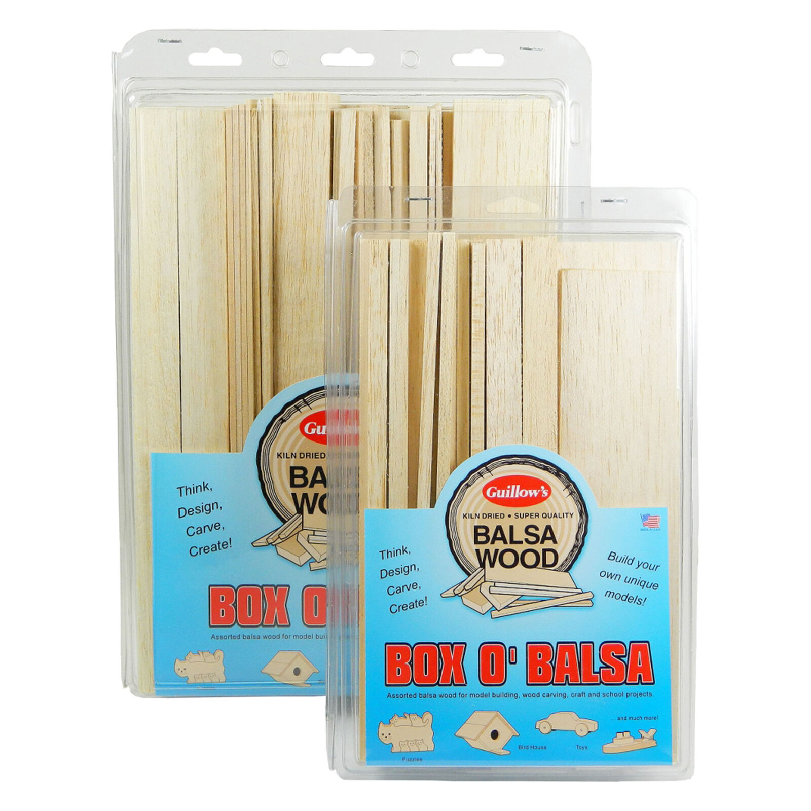 Box-O-Balsa 1# Random Sizes