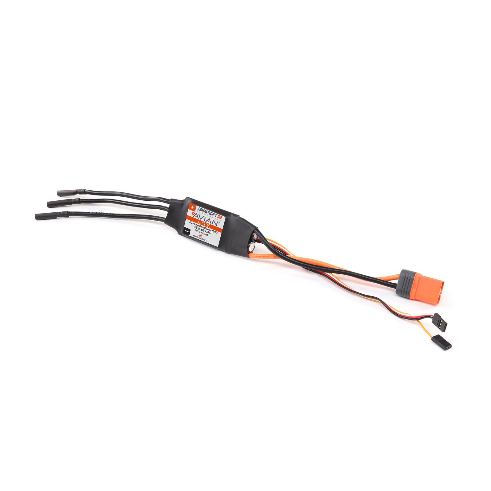 Avian 70-Amp Smart Lite Brushless ESC, 3S-6S: IC5