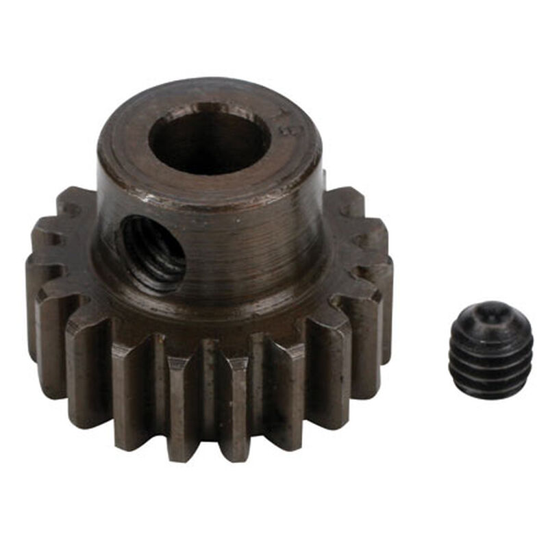 Extra Hard 5mm Bore .8 Module (31.75P) Pinion, 19T