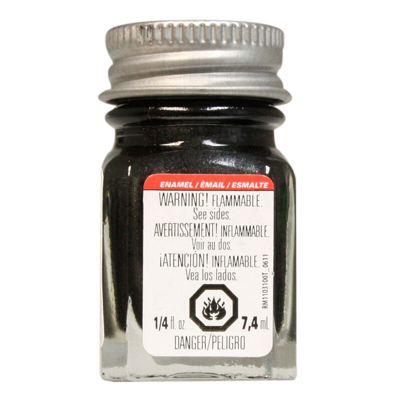 Enamel 1/4 oz Graphite Gray Metallic