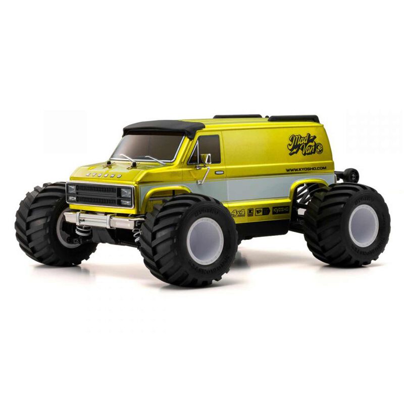 1/10 Mad Van Fazer Mk2 FZ02L-BT Brushless 4x4 Monster Truck RTR, Gold