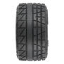 1/18 Menace F/R Street Tires MTD 12mm Black Raid (4): Granite GROM