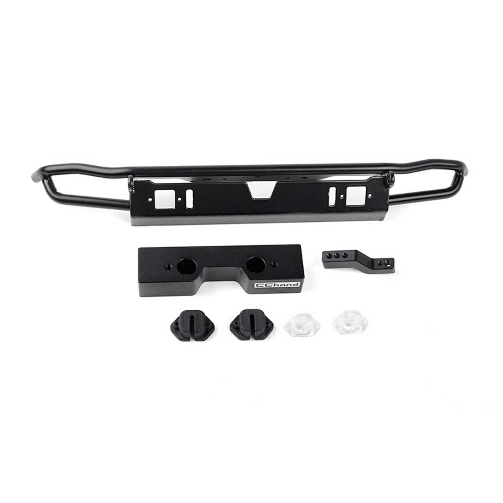 1/10 Rear Bumper with Fog Lights & Hitch Bar: Traxxas TRX-4 Ford Bronco