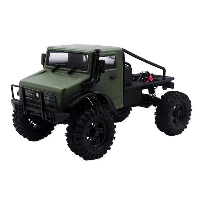 1/18 T-Hunter CR-18P 2024 4x4 Rock Crawler RTR, Matte Green