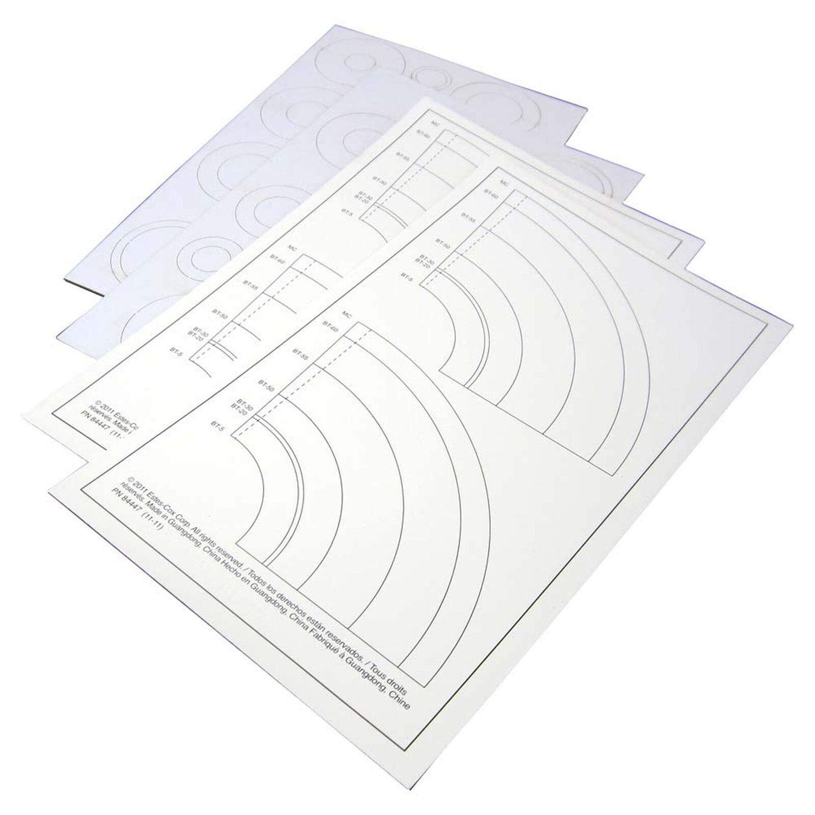 Laser Cut Centering Rings & Paper Adapters (4)