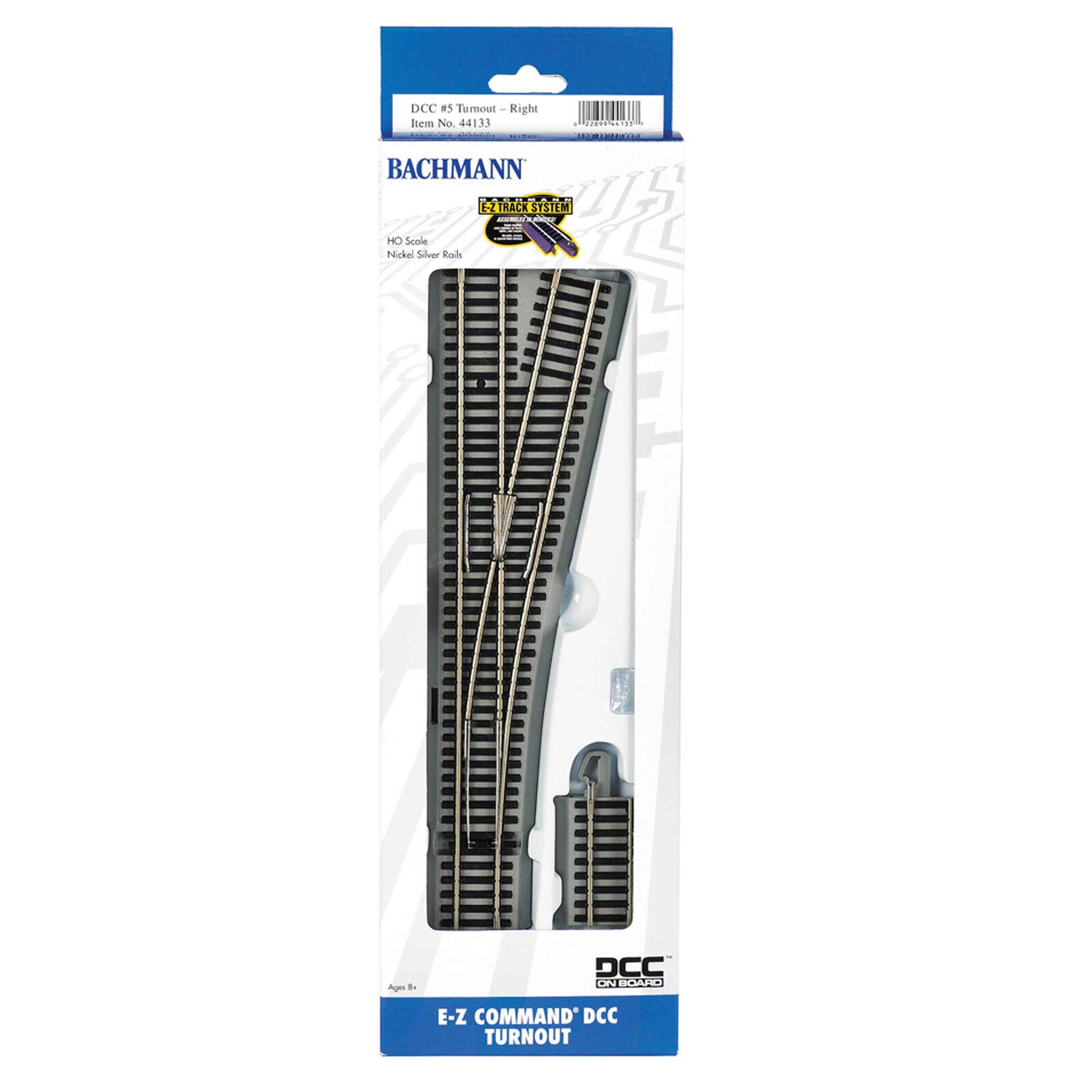 HO NS EZ Command #5 Right-Hand Turnout with DCC