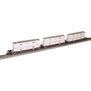 N MAXI-IV BNSF Old Logo 3-Car Set with HUB Containers (White)