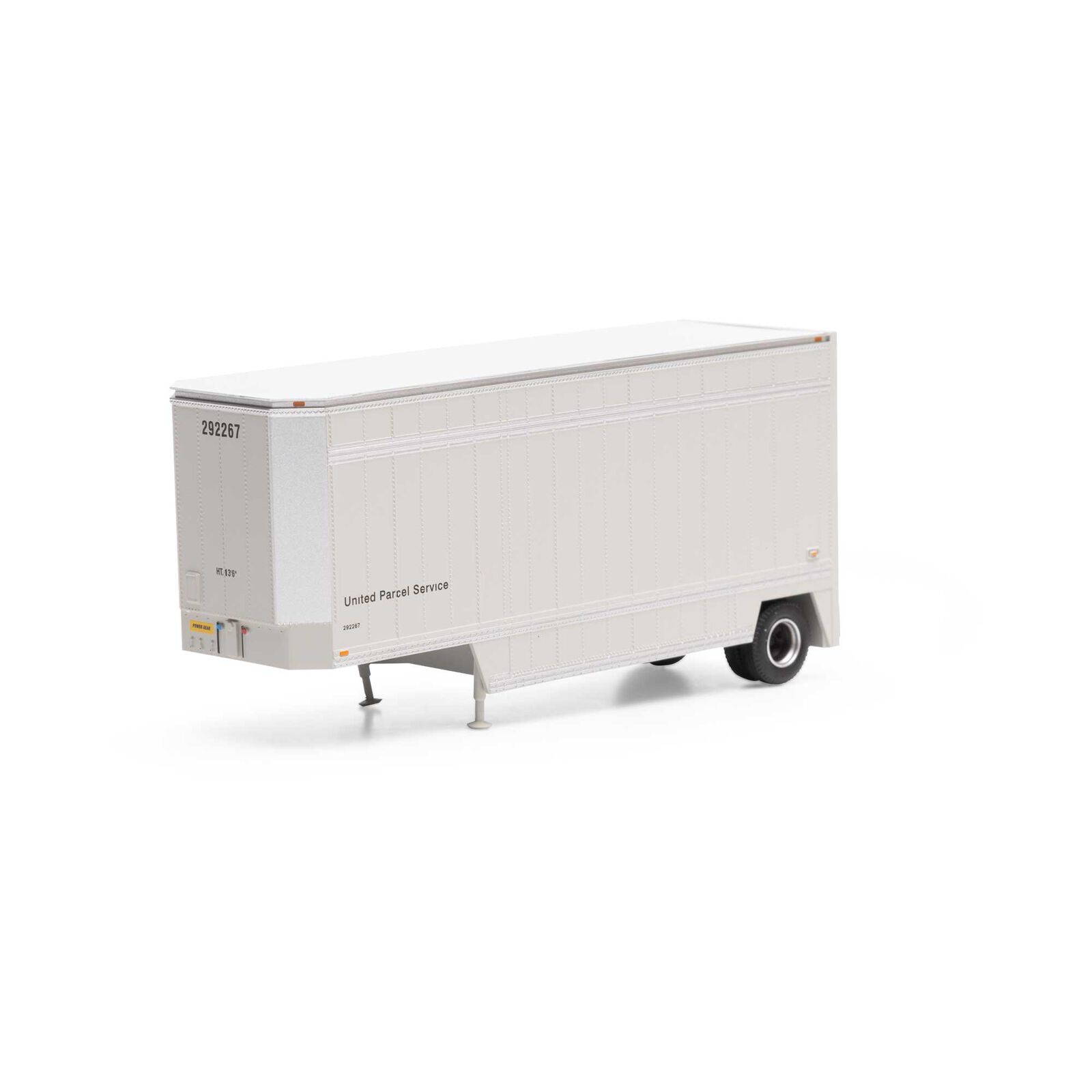 HO RTR 28' Drop Sill Trailer UPS No Shield #292267