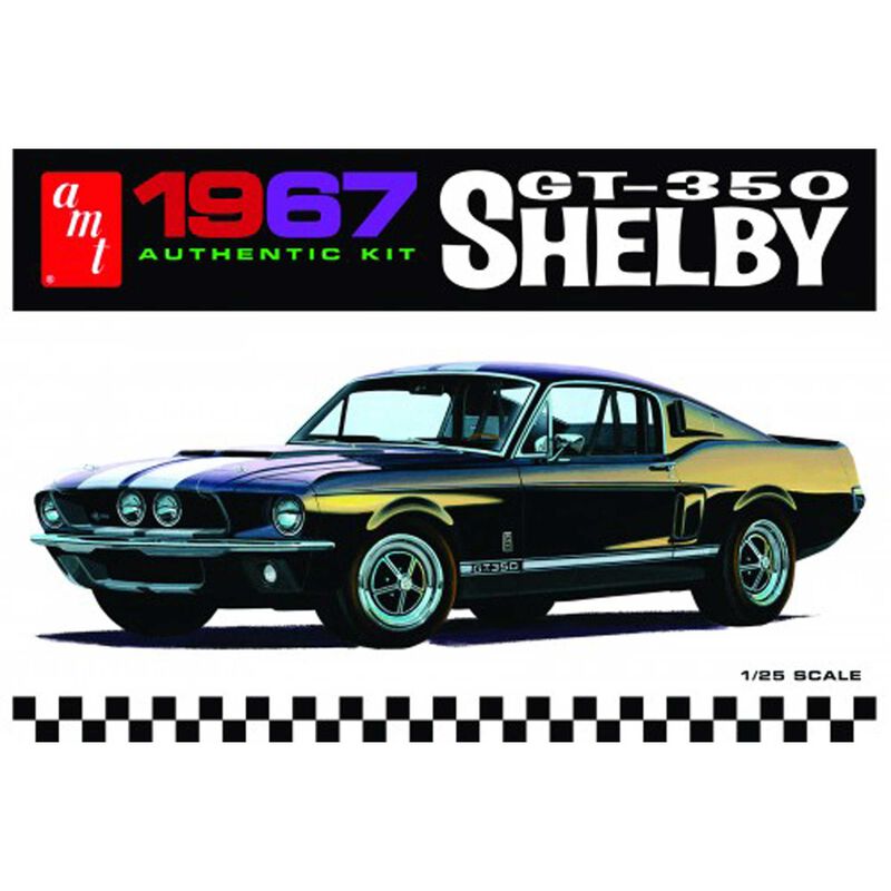 1/25 White '67 Shelby GT350 Model Kit