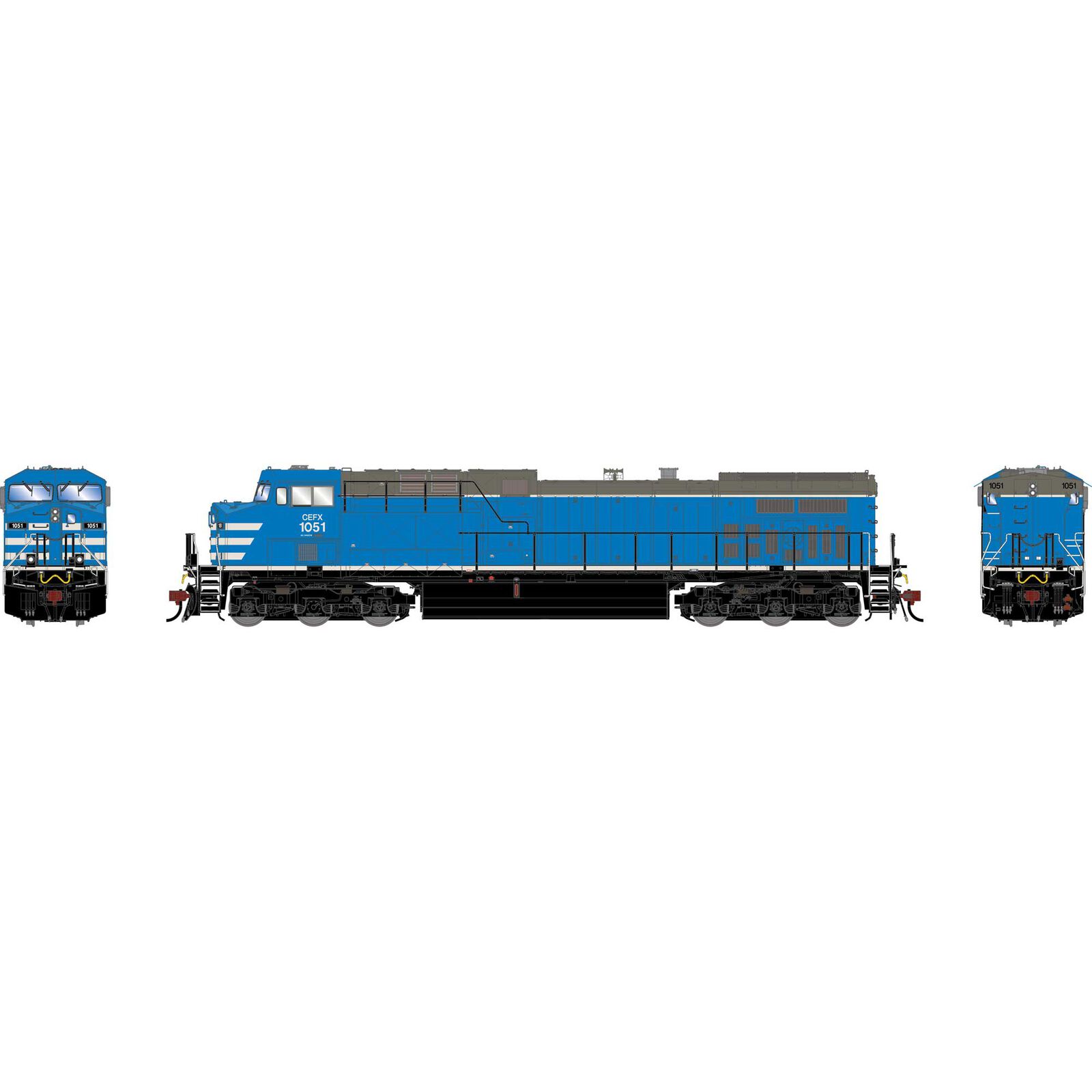 HO GEN AC4400CW Locomotive, CEFX #1051