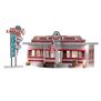 N Scale, Miss Molly's Diner, Built & Ready