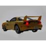 1/28 Initial D Mazda RX-7 FC3S 2WD On-Road First Mini-Z RTR, Yellow