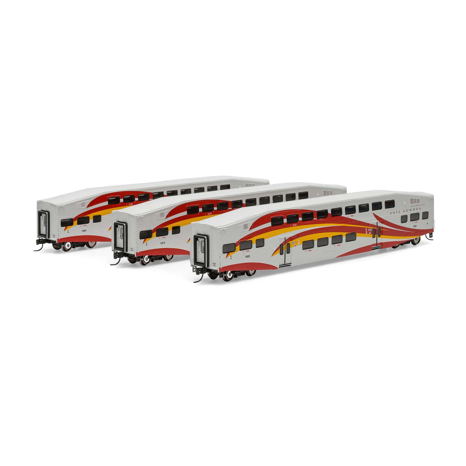 N Bombardier Passenger Coach, NMRX #1003 / #1004 / #1013 (3)