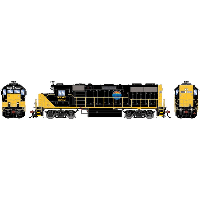 HO GEN GP39-2 PH I Locomotive w/DCC & SOUND, WAMX 'Blue Ridge Southern' #3932
