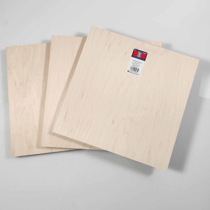 Maple Plywood 12mm (1/2) x 12 x 12 (3)