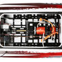 Blackjack 42" 8S Brushless Catamaran RTR, White/Red