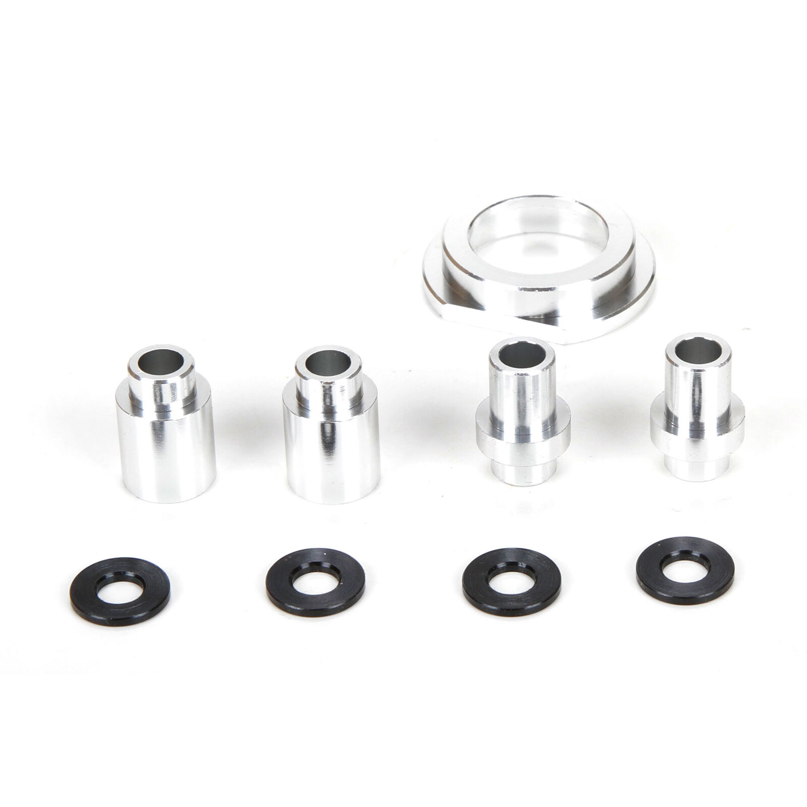 Engine Mount Spacer and Clutch Mount, Aluminum, Silver: MTXL