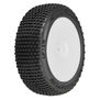 1/14 Hole Shot 3.0 F/R Tire MTD 12mm White Velocity (4): Typhon GROM