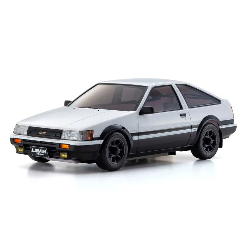 1/28 Toyota Corolla Levin AE86 Mini-Z AWD RTR, White/ Black