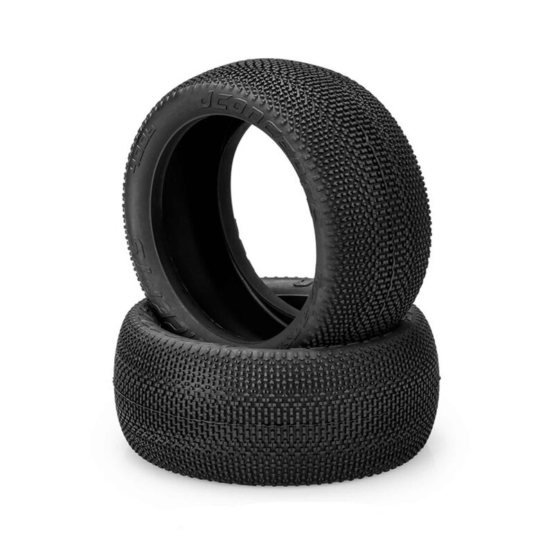 1/8 Relapse 4.0" Truggy Tires and Inserts, Silver Compound (2)