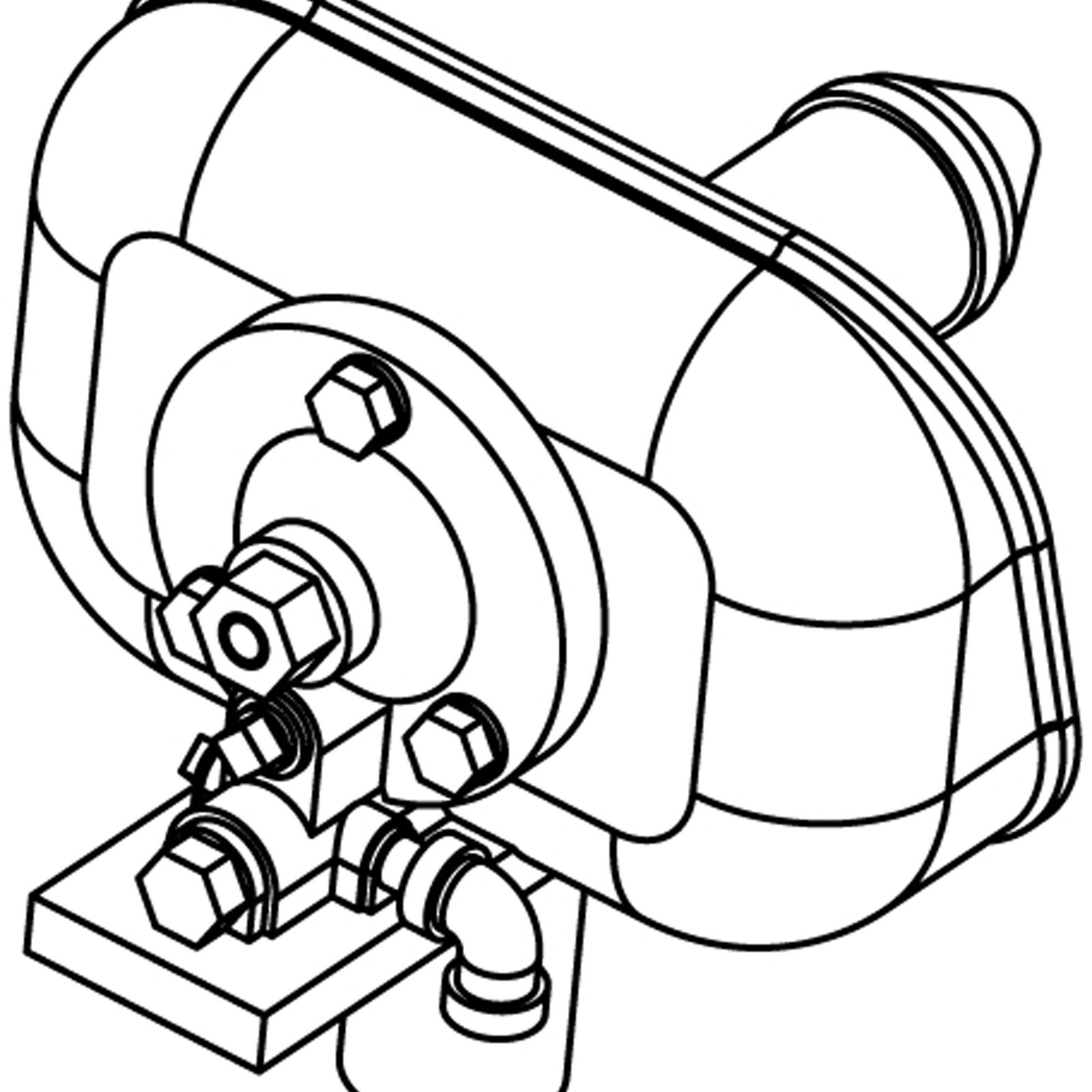 HO Hancock Air Whistle w Refector (3