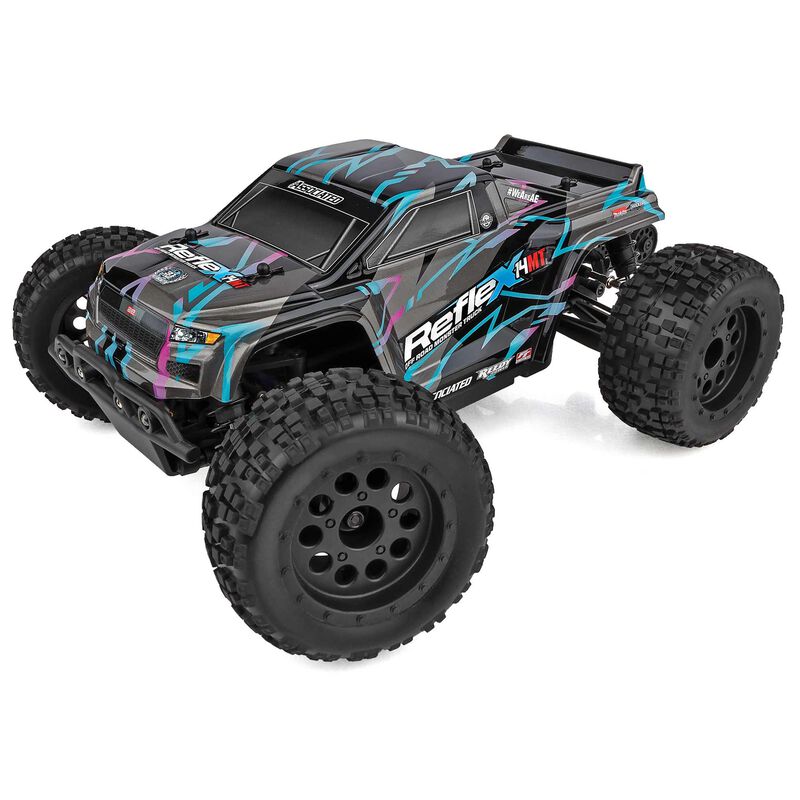 1/24 Reflex 14MT 4x4 Monster Truck RTR, Blue/Purple